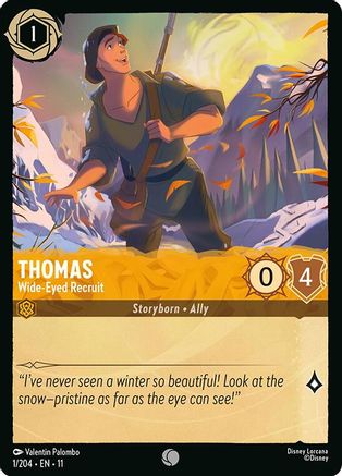 Thomas - Wide-Eyed Recruit (1/204) - Winterspell | Grognard Games