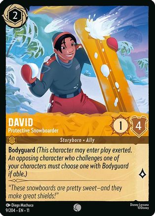 David - Protective Snowboarder (9/204) - Winterspell | Grognard Games