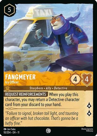 Fangmeyer - Icy Officer (10/204) - Winterspell Cold Foil | Grognard Games