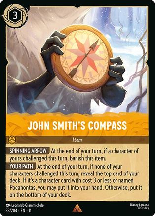 John Smith's Compass (33/204) - Winterspell Cold Foil | Grognard Games