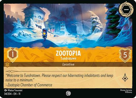 Zootopia - Tundratown (34/204) - Winterspell | Grognard Games