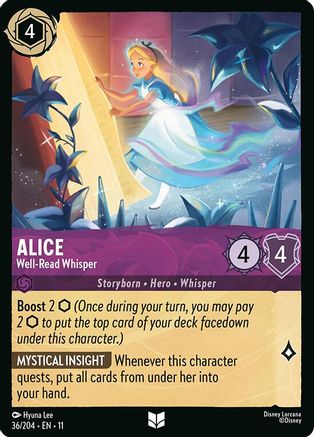 Alice - Well-Read Whisper (36/204) - Winterspell | Grognard Games