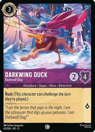 Darkwing Duck - Darkwolf Dog (43/204) - Winterspell | Grognard Games