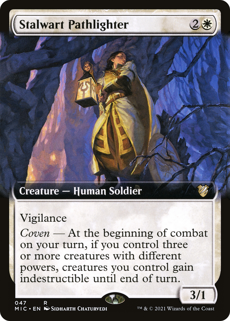 Stalwart Pathlighter (Extended) [Innistrad: Midnight Hunt Commander] | Grognard Games