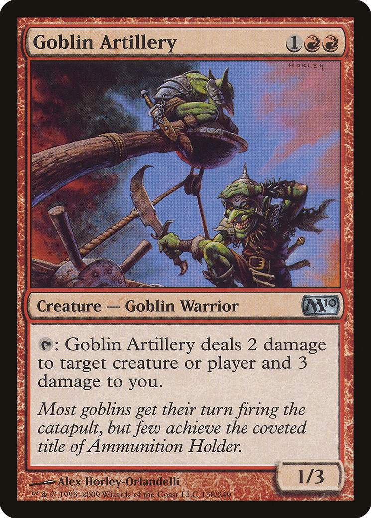 Goblin Artillery [Magic 2010] | Grognard Games