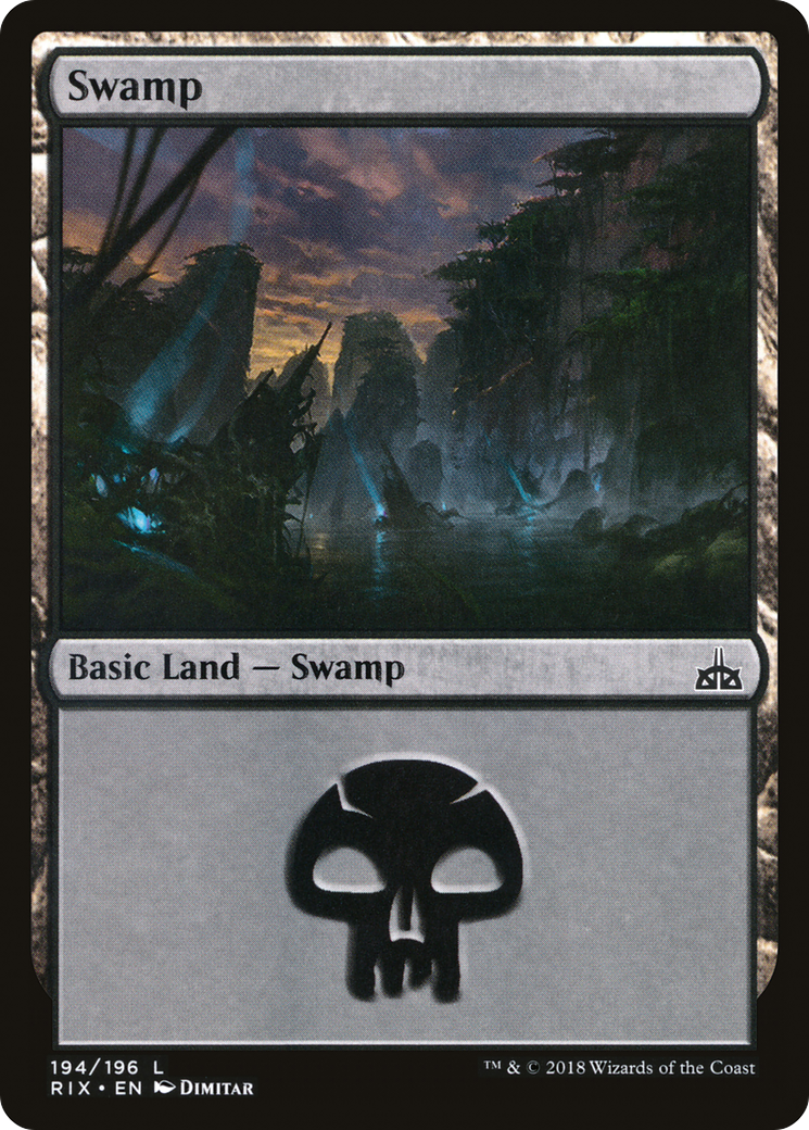 Swamp (194) [Rivals of Ixalan] | Grognard Games