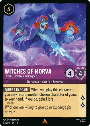 Witches of Morva - Orddu, Orwen, and Orgoch (57/204) - Winterspell | Grognard Games