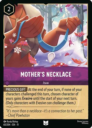 Mother's Necklace (65/204) - Winterspell Cold Foil | Grognard Games