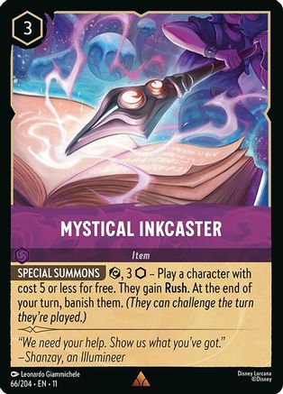Mystical Inkcaster (66/204) - Winterspell | Grognard Games