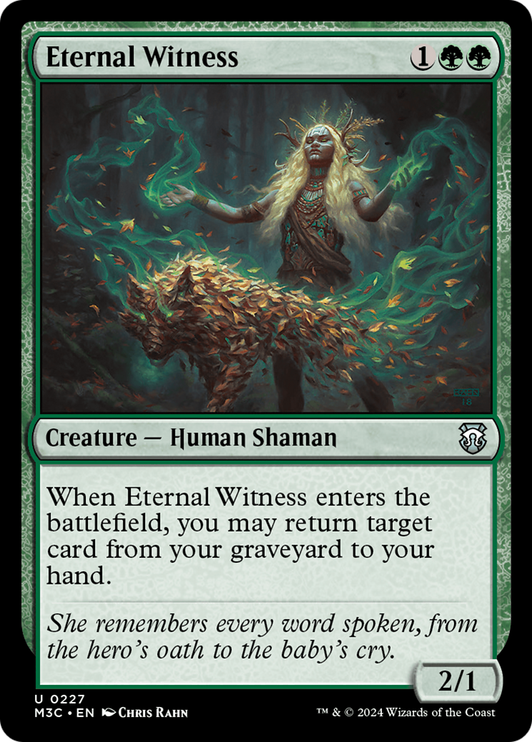 Eternal Witness (Ripple Foil) [Modern Horizons 3 Commander] | Grognard Games