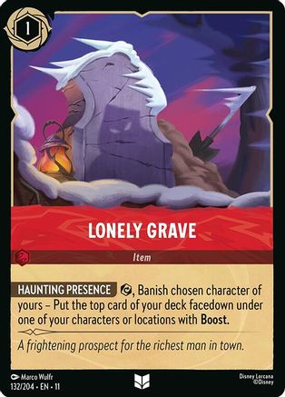 Lonely Grave (132/204) - Winterspell Cold Foil | Grognard Games