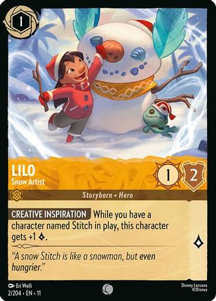 Lilo - Snow Artist (2/204) - Winterspell | Grognard Games