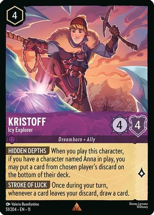 Kristoff - Icy Explorer (51/204) - Winterspell | Grognard Games