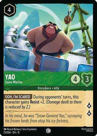Yao - Snow Warrior (73/204) - Winterspell | Grognard Games