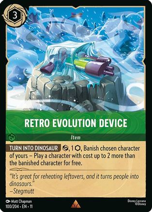 Retro Evolution Device (100/204) - Winterspell Cold Foil | Grognard Games
