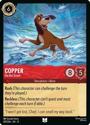 Copper - On the Scent (107/204) - Winterspell | Grognard Games