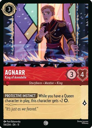 Agnarr - King of Arendelle (114/204) - Winterspell Cold Foil | Grognard Games