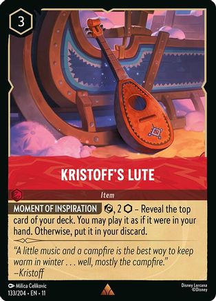Kristoff's Lute (133/204) - Winterspell Cold Foil | Grognard Games
