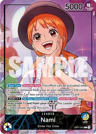 Nami (Whole Cake Island Arc) (OP11-041) - One Piece Promotion Cards Foil | Grognard Games