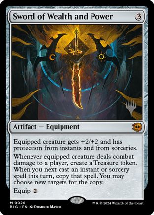 Sword of Wealth and Power (PPECL-026) - Promo Pack: Lorwyn Eclipsed | Grognard Games