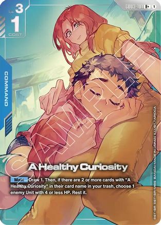 A Healthy Curiosity (R+) - Steel Requiem (GD03-101) Holofoil | Grognard Games