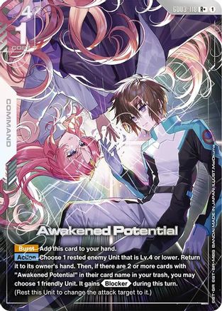 Awakened Potential (R+) - Steel Requiem (GD03-118) Holofoil | Grognard Games