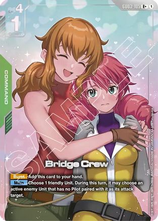 Bridge Crew (R+) - Steel Requiem (GD03-105) Holofoil | Grognard Games