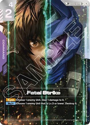 Fatal Strike (SP) (C+) - Steel Requiem (ST05-014) Holofoil | Grognard Games