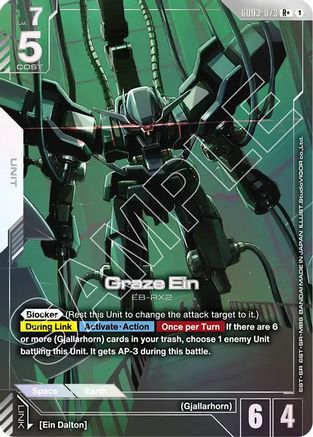 Graze Ein (R+) - Steel Requiem (GD03-073) Holofoil | Grognard Games