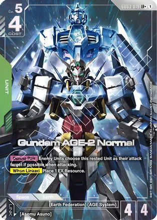 Gundam AGE-2 Normal (LR+) - Steel Requiem (GD03-019) Holofoil | Grognard Games