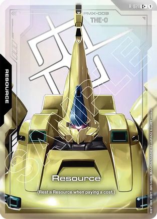 Resource (R-021) (C+) - Steel Requiem (R-021) Holofoil | Grognard Games