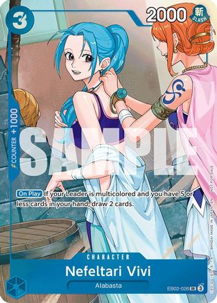 Nefeltari Vivi - EB02-026 (EB02-026) - Extra Booster: One Piece Heroines Edition Foil | Grognard Games