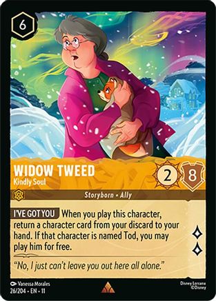 Widow Tweed - Kindly Soul (26/204) - Winterspell Cold Foil | Grognard Games