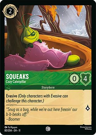 Squeaks - Cozy Caterpillar (80/204) - Winterspell | Grognard Games