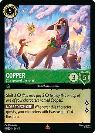 Copper - Champion of the Forest (84/204) - Winterspell Cold Foil | Grognard Games