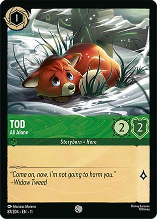 Tod - All Alone (87/204) - Winterspell Cold Foil | Grognard Games