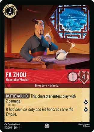 Fa Zhou - Honorable Warrior (110/204) - Winterspell | Grognard Games