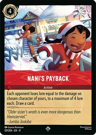 Nani's Payback (127/204) - Winterspell | Grognard Games
