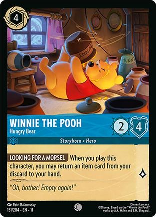 Winnie the Pooh - Hungry Bear (151/204) - Winterspell | Grognard Games