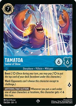 Tamatoa - Seeker of Shine (156/204) - Winterspell | Grognard Games