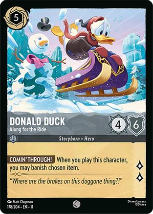 Donald Duck - Along for the Ride (178/204) - Winterspell | Grognard Games