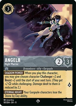 Angela - Night Warrior (187/204) - Winterspell | Grognard Games
