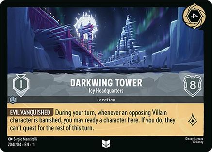 Darkwing Tower - Icy Headquarters (204/204) - Winterspell | Grognard Games