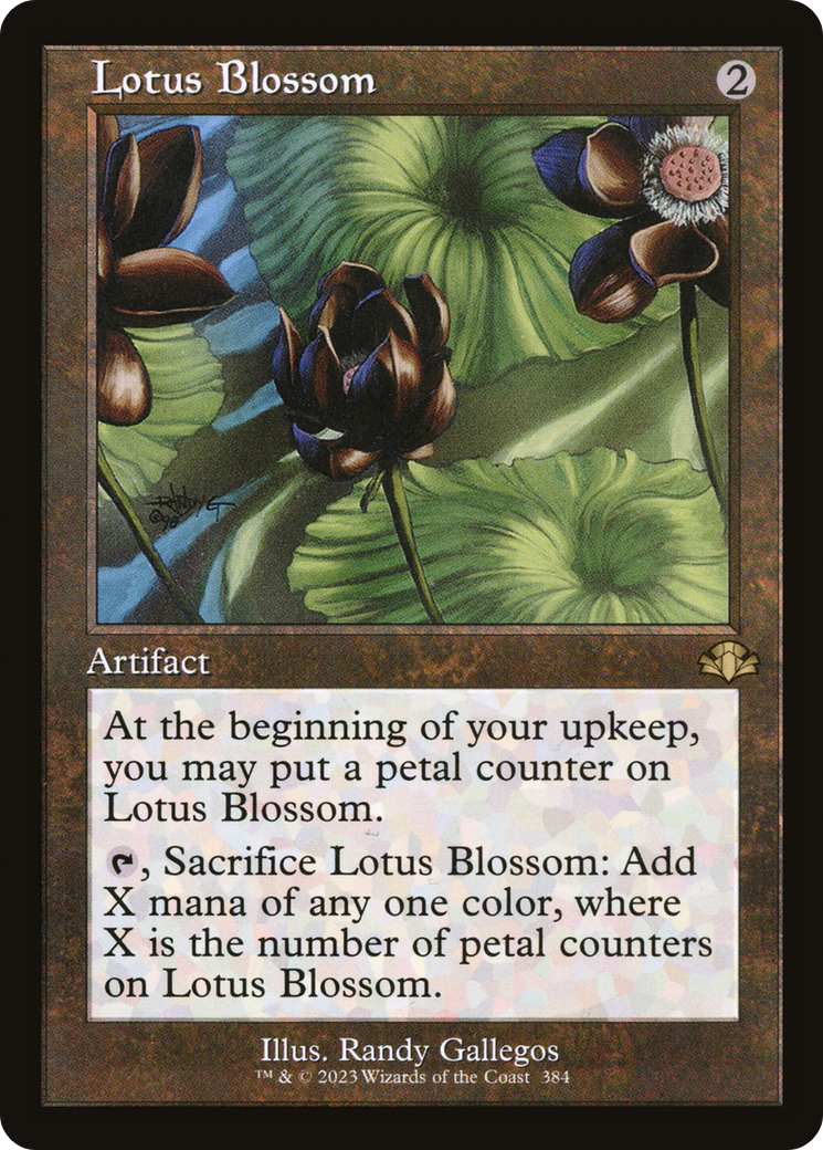 Lotus Blossom (Retro) [Dominaria Remastered] | Grognard Games
