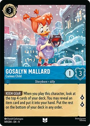 Gosalyn Mallard - Curious Child (149/204) - Winterspell | Grognard Games