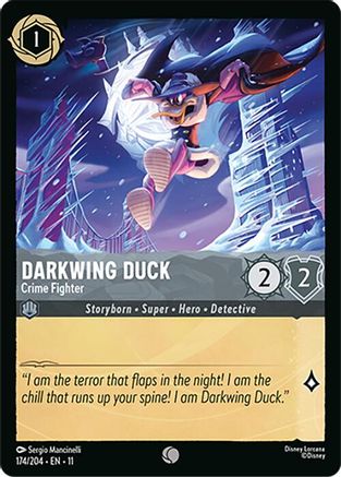 Darkwing Duck - Crime Fighter (174/204) - Winterspell Cold Foil | Grognard Games