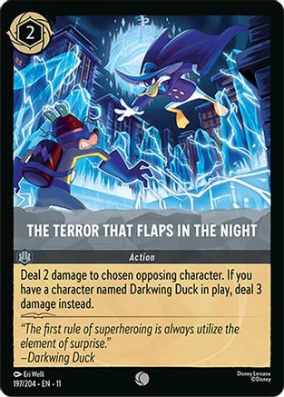 The Terror That Flaps in the Night (197/204) - Winterspell Cold Foil | Grognard Games