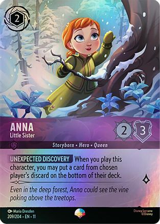 Anna - Little Sister (Epic) (209/204) - Winterspell Holofoil | Grognard Games