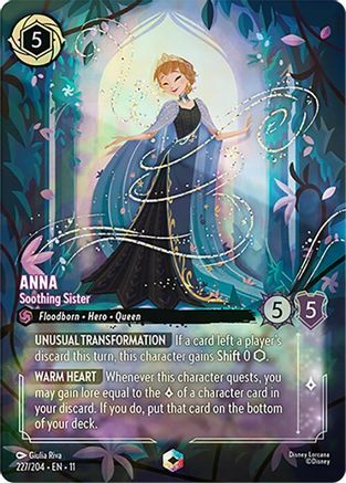 Anna - Soothing Sister (Enchanted) (227/204) - Winterspell Holofoil | Grognard Games