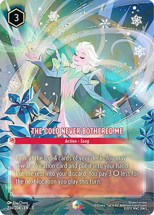 The Cold Never Bothered Me (Enchanted) (234/204) - Winterspell Holofoil | Grognard Games